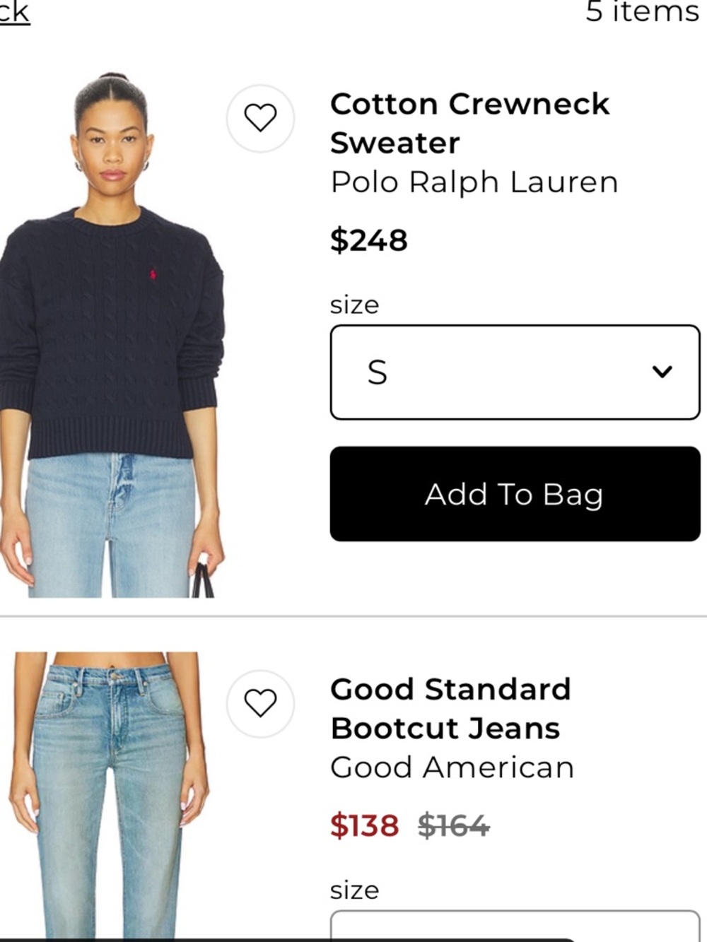 Polo by Ralph Lauren Navy Cable-Knit Crewneck Sweater with Red Pony - Picture 6 of 7